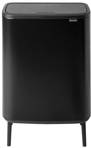 

Система сортировки мусора Brabantia Bo Touch Bin Hi 2 x 30 л (черный матовый)