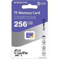 Карта памяти Borofone microSDXC 256GB (без адаптера)