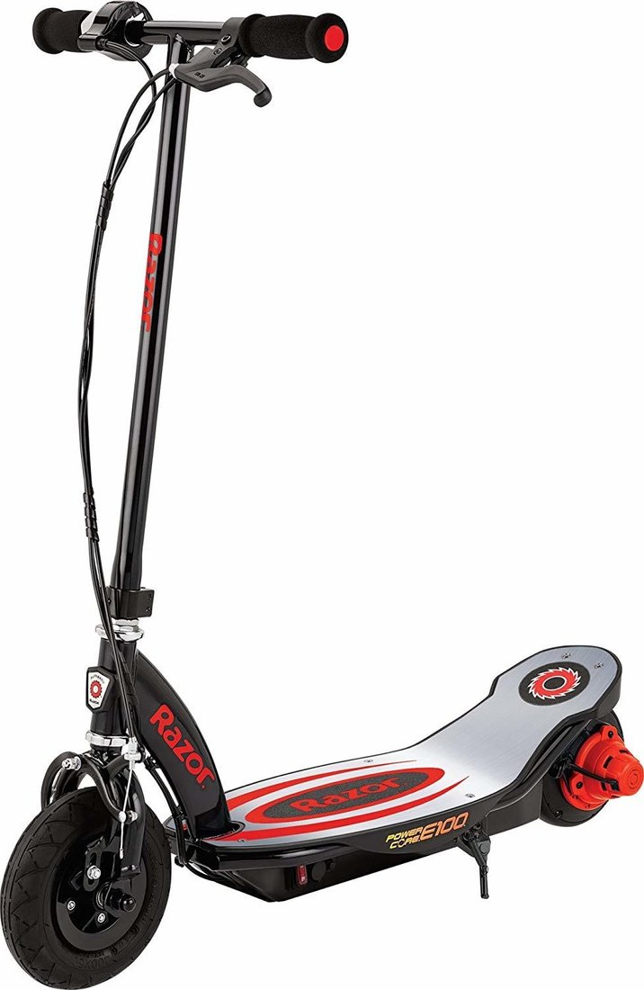 

Электросамокат Razor Power Core E100 (алюминиевая дека, красный)