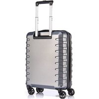 Чемодан-спиннер Verage Crust 17106-1+ 55 см (серебристый)