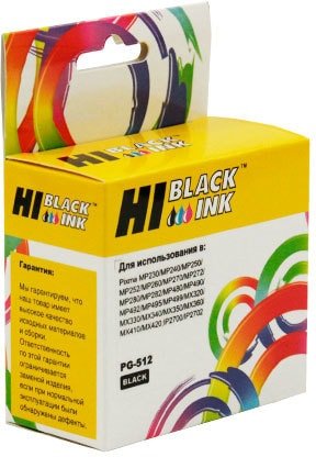 

Картридж Hi-Black HB-PG-512 (аналог Canon PG-512 Black)