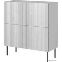 Комод Halmar Asensio KM-2 (светло-серый/черный)