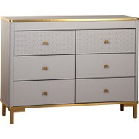 Комод Олмеко Антре 65.01 (серый/золото/белый)
