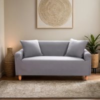 Чехол для дивана Mio Tesoro 190-230см + наволочка ALZH06203-G (серый) в Гродно