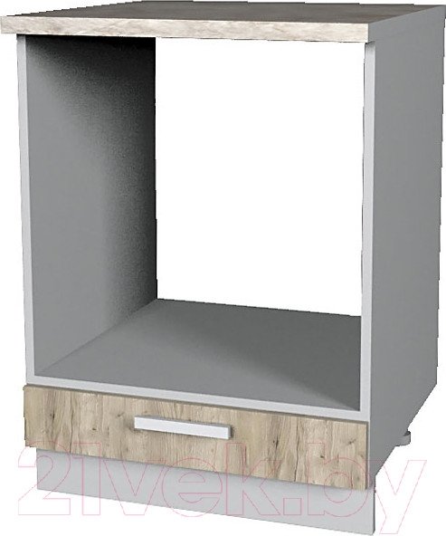 

Шкаф напольный Интерлиния Мила Лайт НШ60д (дуб серый)