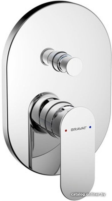 Смеситель без скрытого механизма Bravat Gina PB865104CP-2-ENG