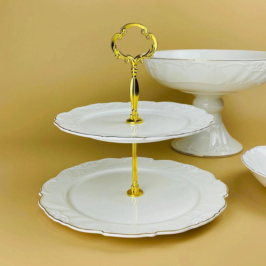 

Этажерка для фруктов Lenardi Крокус Золото 109-261