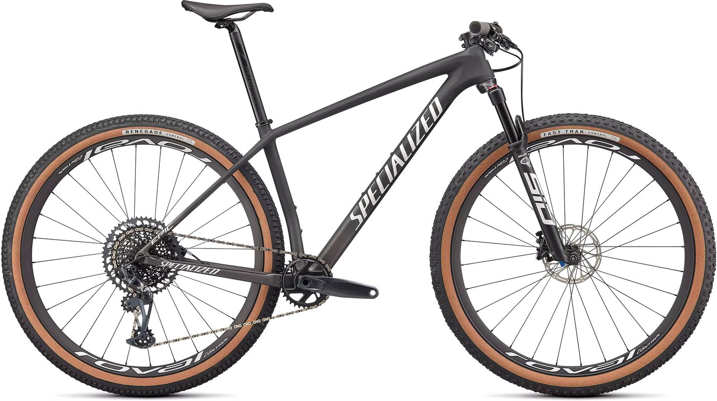 

Велосипед Specialized Epic Hardtail Expert M 2022 (Satin Carbon/Smoke Gravity Fade/White)