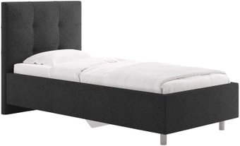 Кровать Сонум Caprice 90x200 (кашемир графитовый)