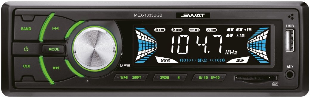 

USB-магнитола Swat MEX-1033UBG