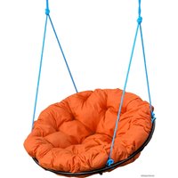 Подвесное кресло M-Group Папасан 12039907 (оранжевая подушка)