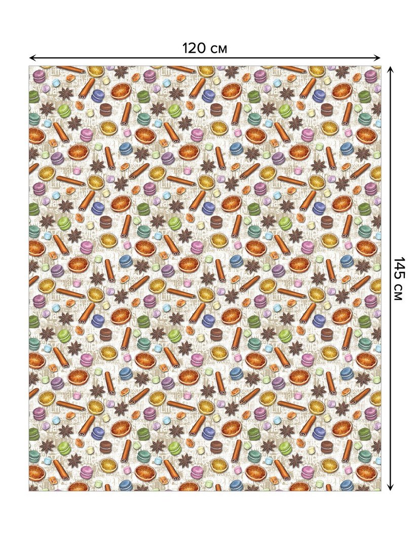 

Скатерть JoyArty Рождественские сладости tcox_380813_120x145