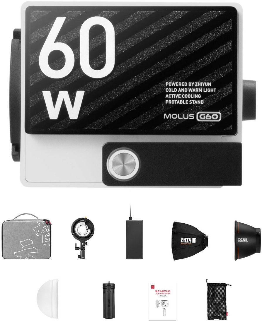 

Лампа Zhiyun Molus G60 Combo (черный)