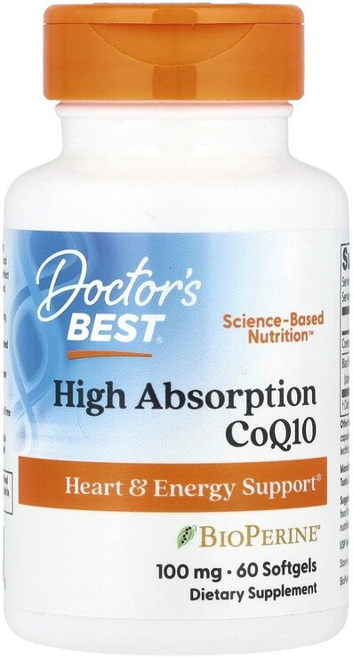 БАД Doctors Best CoQ10 (60 гелевых капсул)