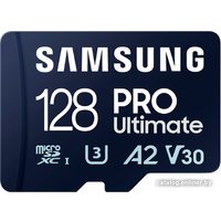 Карта памяти Samsung PRO Ultimate microSDXC 128GB (с адаптером)