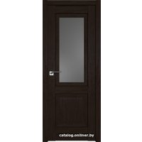 Межкомнатная дверь ProfilDoors 2.88XN L 70x200 (дарк браун, стекло графит)