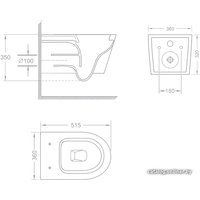 Унитаз подвесной TEKA Nexos 117320001