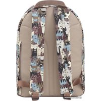 Городской рюкзак Asgard Р-5434 (коты/пэчворк/бежевый)