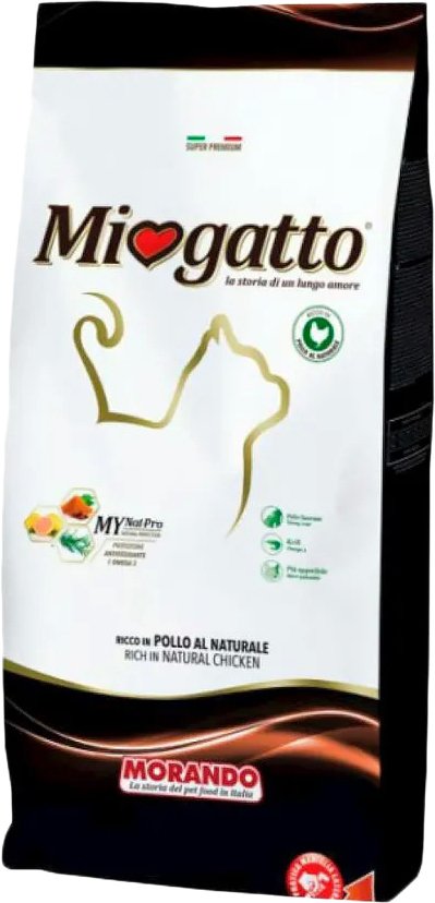 

Сухой корм для кошек Miogatto Junior 0.1 Chicken (с курицей) 10 кг