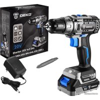 Дрель-шуруповерт Deko Sharker 063-4037 (с 1-им АКБ)