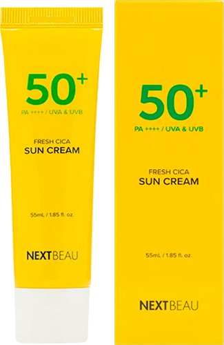 Nextbeau Крем солнцезащитный Fresh Cica Sun Cream SPF 50+ / PA++++ 55 мл