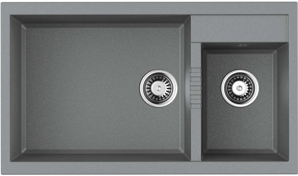 

Кухонная мойка Omoikiri Tedori 86-2-LB GR (leningrad grey)