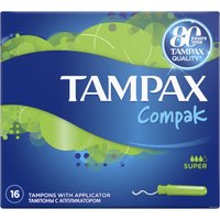 Тампоны с аппликатором Tampax Compak Super с аппликатором (16 шт)