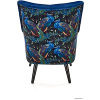 Интерьерное кресло Halmar Pagoni (темно-синий/черный)