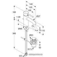 Смеситель Kludi Bozz 382700576