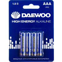 Батарейка Daewoo High Energy Alkaline AAA 4 шт. 5030381