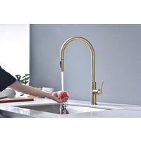 Смеситель Paulmark Senso Se215180-SBG (золото/светлое брашированное золото)