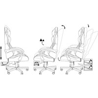Офисное кресло Knight Terminator (черный Light-20)