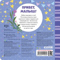 Книга издательства Clever. Книжка-открытка. Привет, малыш!