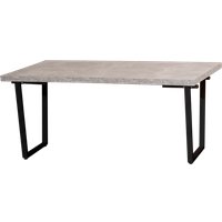 Обеденная группа Millwood Уэльс 180x80х75 (бетон/металл черный)