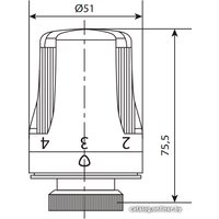 Термоголовка Royal Thermo RTE 50.030