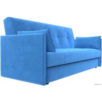 Диван Лига диванов Лига-018 117839 (велюр голубой)
