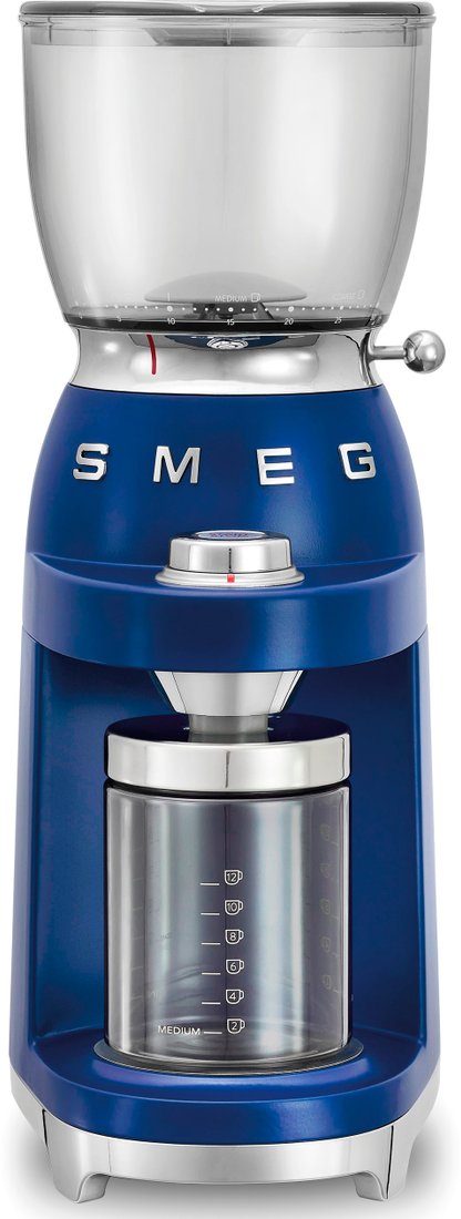 

Электрическая кофемолка Smeg CGF01LVEU (синий)