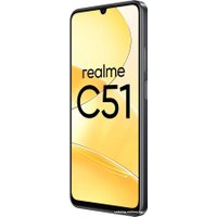 Телефон Realme C51 RMX3830 6GB/256GB (угольно-черный)