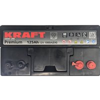 Автомобильный аккумулятор KRAFT Premium R+ (125 А·ч)