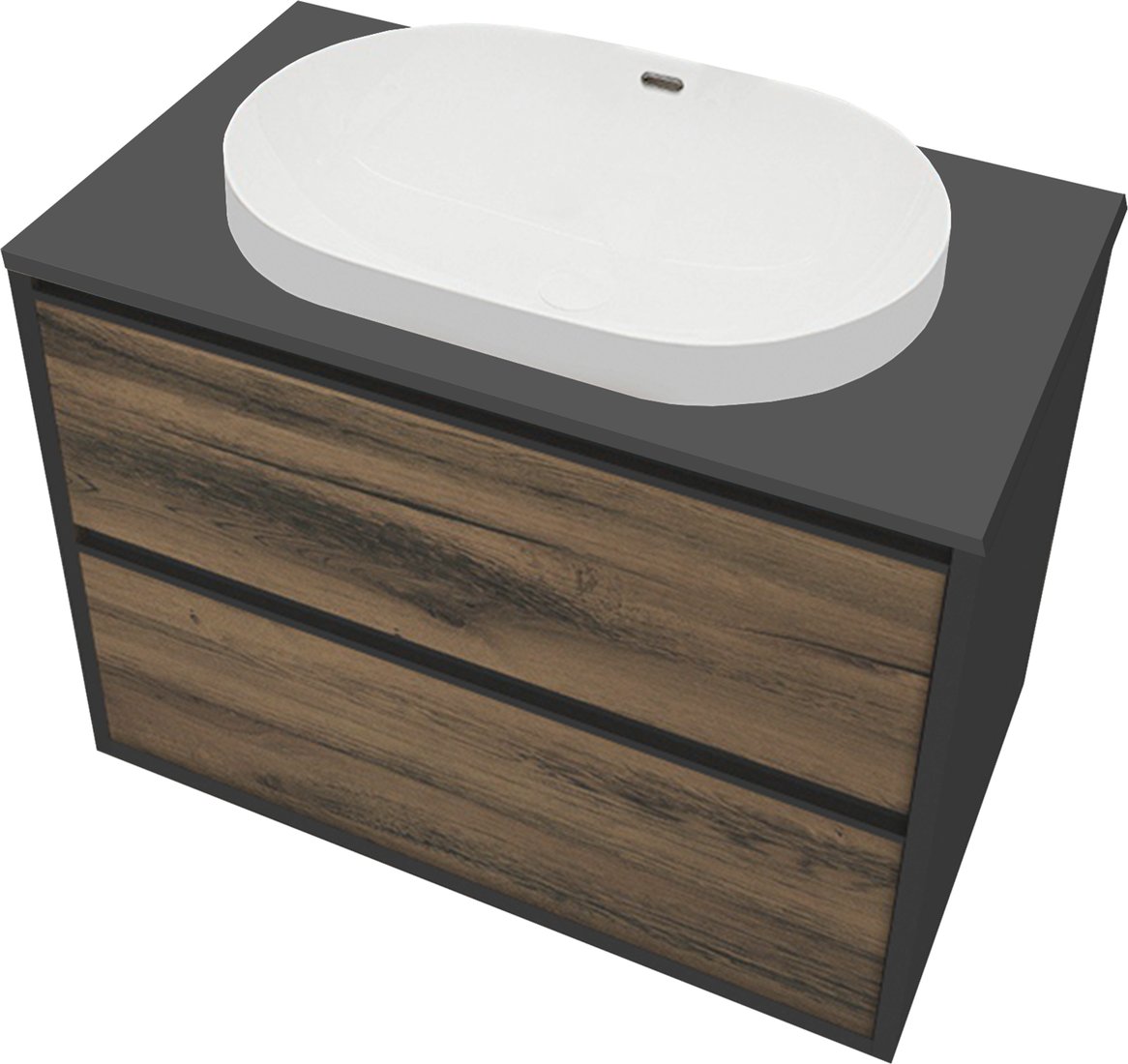 

ЗОВ Тумба с умывальником Парма 70 P70LAN0MAMC1B-LDSPH6002 (антрацит/аттик)