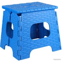 Табурет Альтернатива Плетенка малый М3122 (синий)