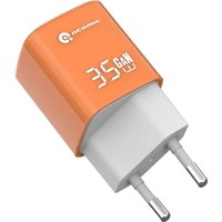 Адаптер питания Atomic Crystal G351 GAN 35W USB Type-C (оранжевый)