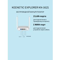 Wi-Fi роутер Keenetic Explorer KN-1621 в Бресте