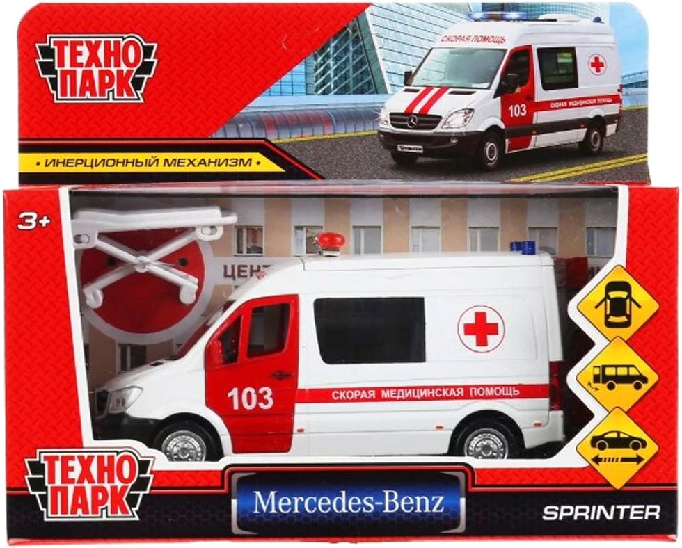

Скорая помощь Технопарк Mercedes-Benz Sprinter SPRINTERVAN-14AMB-WH