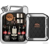 Подарочный набор Экспедиция Канистра - бар 20 л (хром)