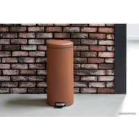 Мусорное ведро Brabantia Pedal Bin NewIcon 30 л (минерально-коричневый)