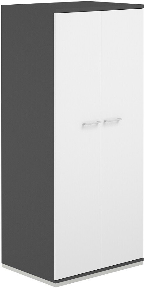 

Шкаф распашной Norden 80х40х183.3 AG.221.AN.AN.WH (антрацит/антрацит/белый)