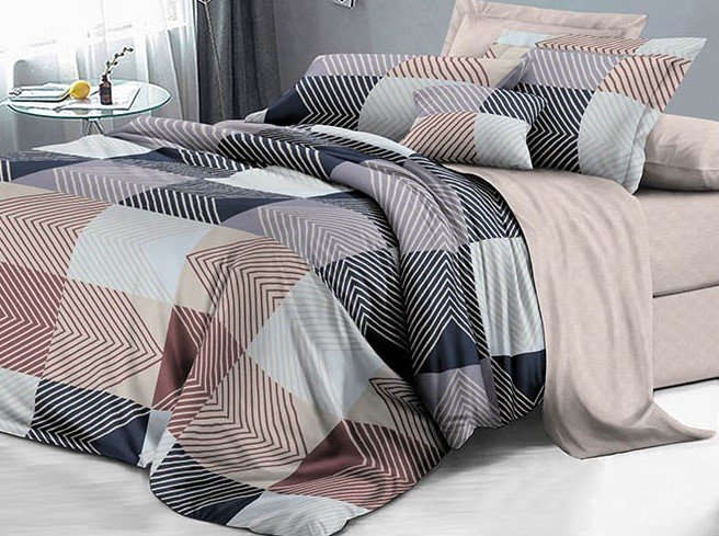 

Постельное белье Alleri Поплин Luxe 1.5сп П-330