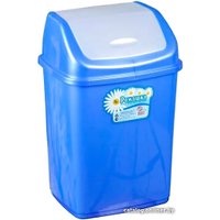 Мусорное ведро Эльфпласт Ромашка EP108 5 л (белый/голубой)