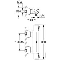 Смеситель Grohe Grohtherm 2000 34169000